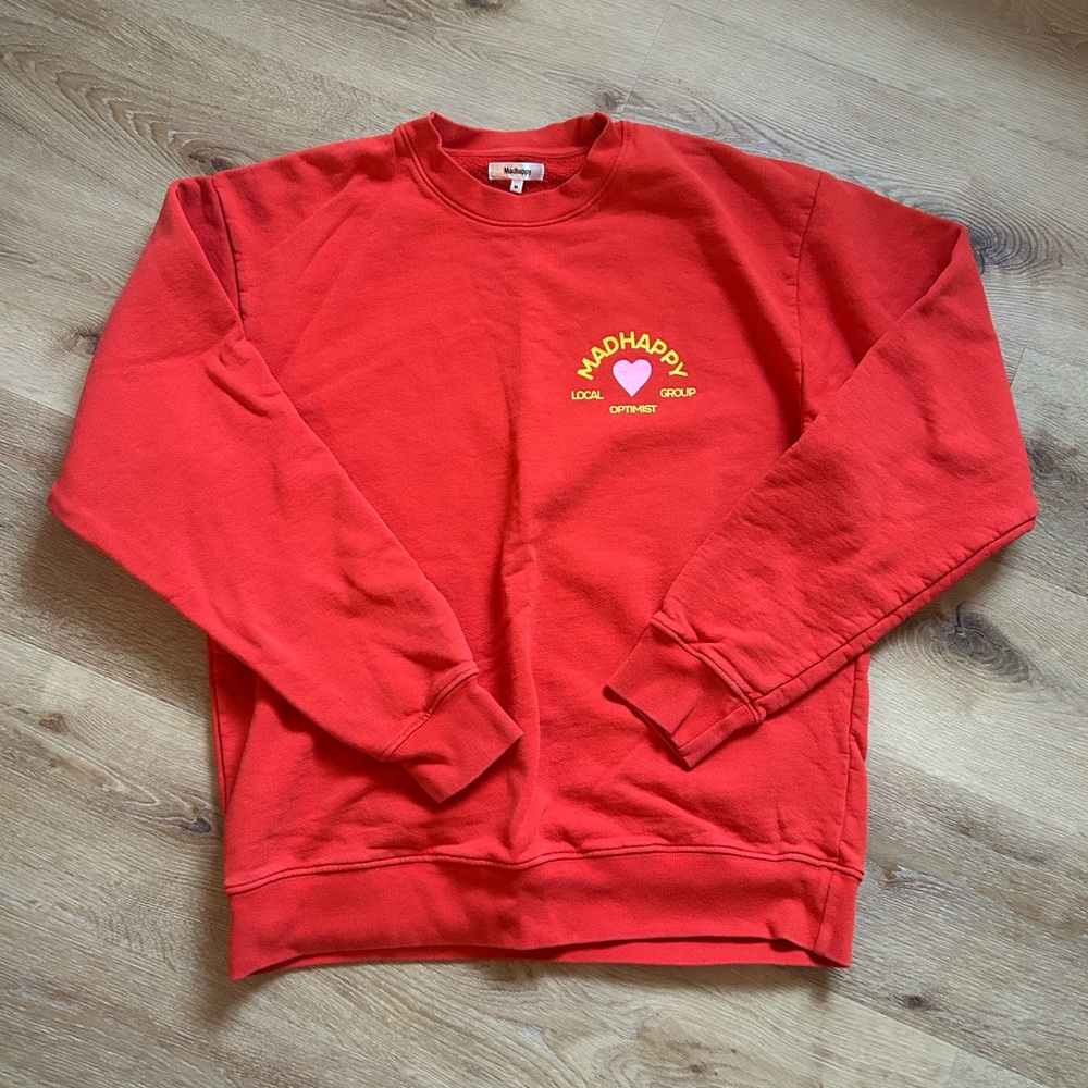 Madhappy Red Crewneck Sweater